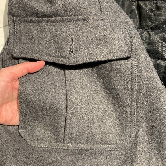 GUESS Men’s Medium Wool Military Coat - Picture 12 of 12